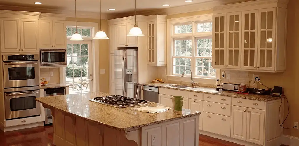 Custom cabinet door installation and kitchen upgrade in Grand Rapids, MI